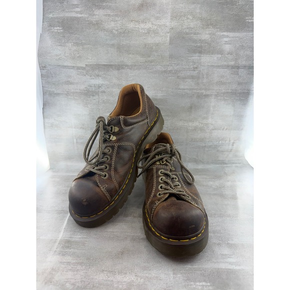 Dr. Martens Other - Dr Martens 10940 Brown Leather Lace Up Lug Sole Oxford Shoes Men Sz 10